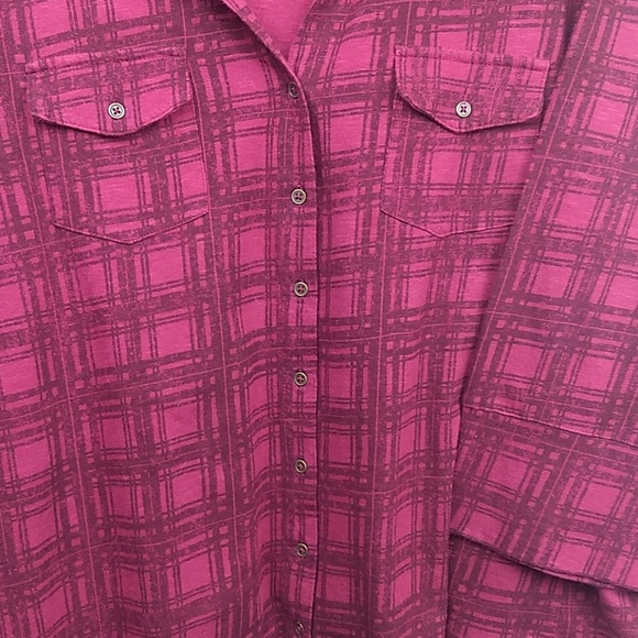 Sonoma Life Style Plaid Top Size 2X - Picture 6 of 6